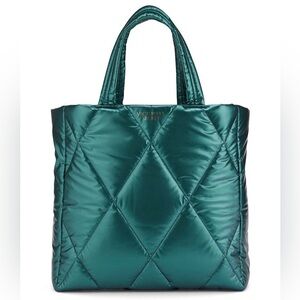 VS Quilted Puffer Tote NWT